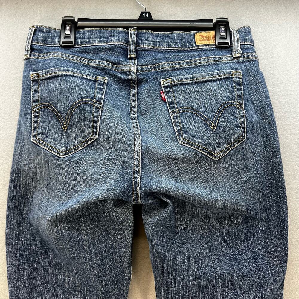 Levi's 529 Jeans Women's 31x30 (12) Blue Curvy Boot Cut Preppy Normcore - Picture 2 of 15